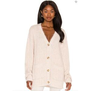 Free People Nevermind Cardigan Pink Size Medium